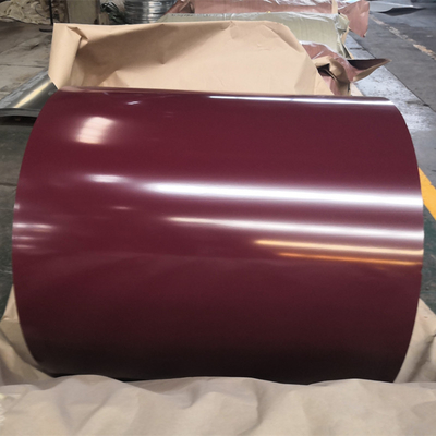 το 0.75*1219mm γαλβανισμένο χρώμα Ppgi Ppgl σπειρών χάλυβα έντυσε προβερνικωμένος