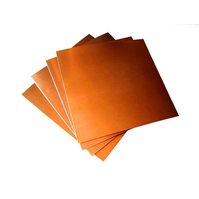 Hairline Welding Copper φύλλου χαλκού 1000mm - 6000mm μήκος για βιομηχανική χρήση