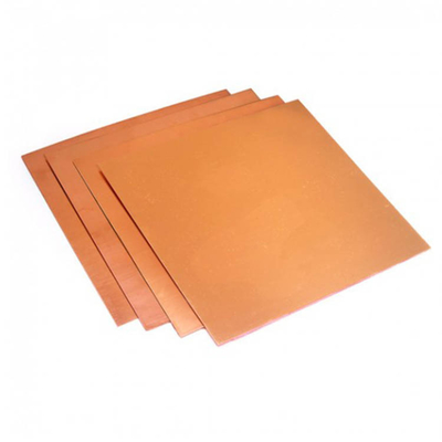 Hairline Welding Copper φύλλου χαλκού 1000mm - 6000mm μήκος για βιομηχανική χρήση
