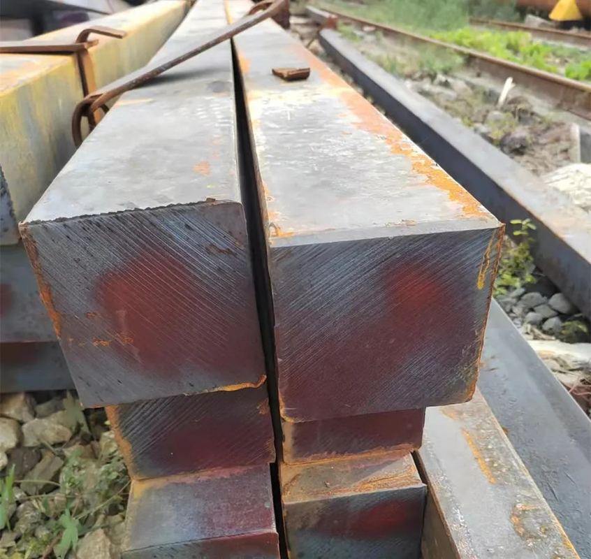 Q235 Ss400 Alloy Ms Square Steel Billet θερμής έλασης Damascus Carbon Στρογγυλή ράβδος 150mm
